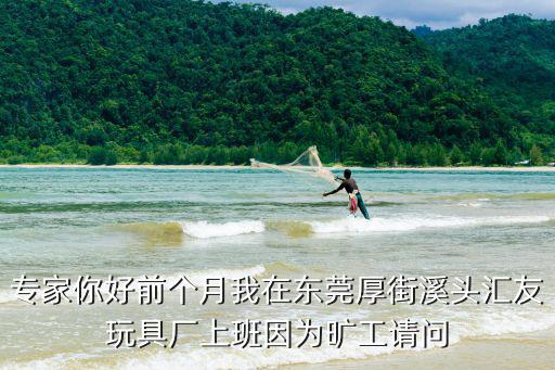 專家你好前個月我在東莞厚街溪頭匯友玩具廠上班因為曠工請問