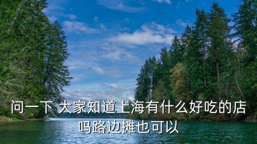 問一下 大家知道上海有什么好吃的店嗎路邊攤也可以