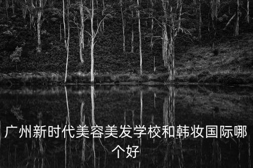廣州新時代美容美發學校和韓妝國際哪個好