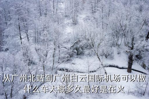 從廣州北站到廣州白云國(guó)際機(jī)場(chǎng)可以做什么車大概多久最好是在火