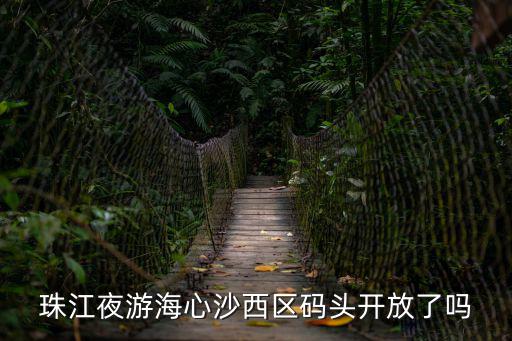 珠江夜游海心沙西區(qū)碼頭開放了嗎