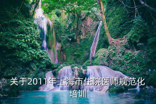 關(guān)于2011年上海市住院醫(yī)師規(guī)范化培訓(xùn)