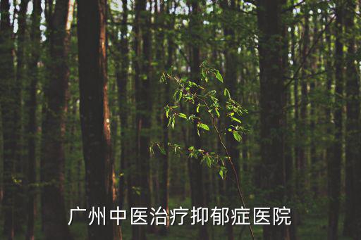 廣州中醫(yī)治療抑郁癥醫(yī)院