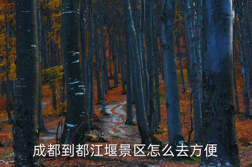成都到都江堰景區(qū)怎么去方便