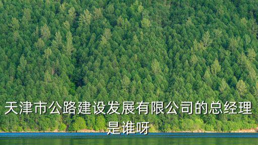 天津市公路建設發展有限公司的總經理是誰呀