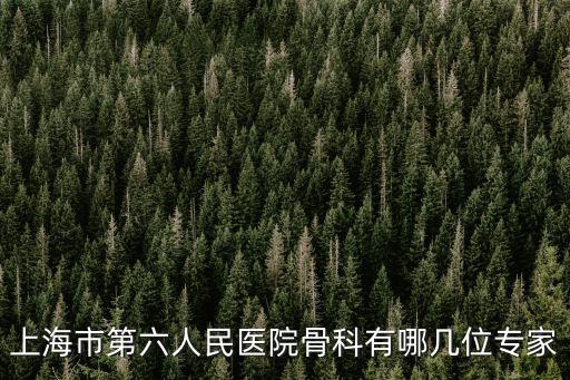 上海市六院骨科王琦，上海市第六人民醫(yī)院骨科有哪幾位專家