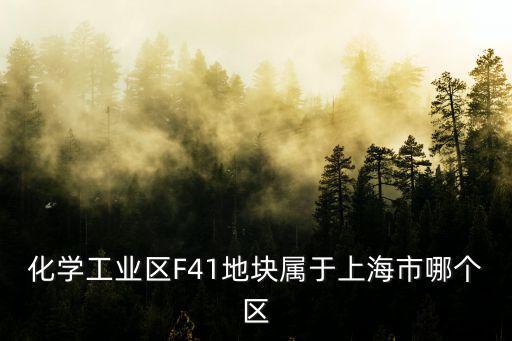 化學工業區F41地塊屬于上海市哪個區