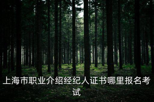 上海市經紀執業資格，上海房地產經紀人證書2014年還能考嗎
