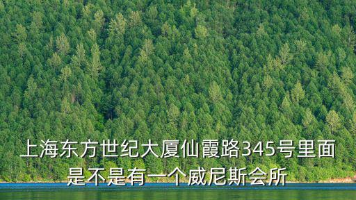 上海東方世紀(jì)大廈仙霞路345號里面是不是有一個威尼斯會所