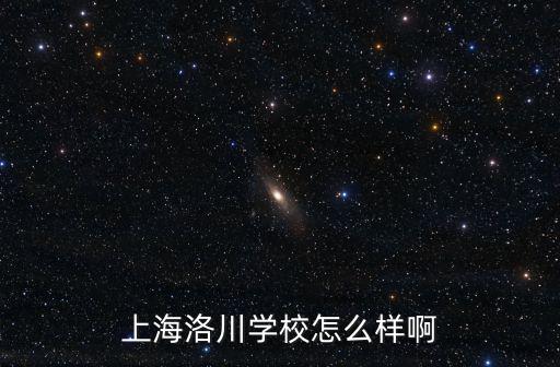 上海市洛川學校初中部怎么樣，上海市洛川學校怎么樣