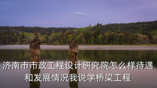濟(jì)南市市政工程設(shè)計研究院怎么樣待遇和發(fā)展情況我說學(xué)橋梁工程