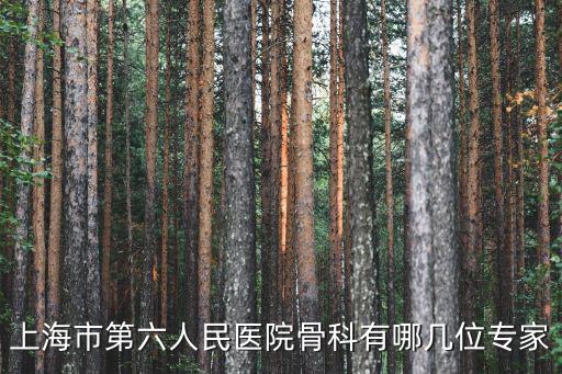 上海市六院骨科王齊，上海六院骨科專家介紹