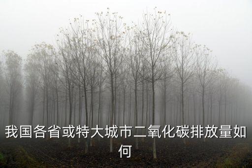 每年成都市溫室氣體的排放量，目前中國每年碳排放有多少