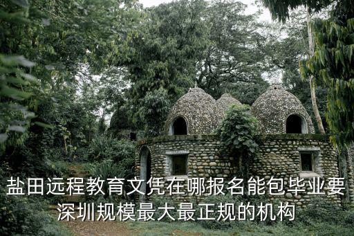 鹽田遠程教育文憑在哪報名能包畢業要深圳規模最大最正規的機構