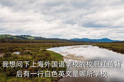 我想問(wèn)下上海外國(guó)語(yǔ)學(xué)校的校服紅色背后有一行白色英文是哪所學(xué)校