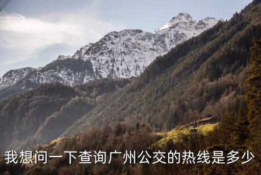 廣州車互聯(lián)有限公司 電話，我想問一下查詢廣州公交的熱線是多少