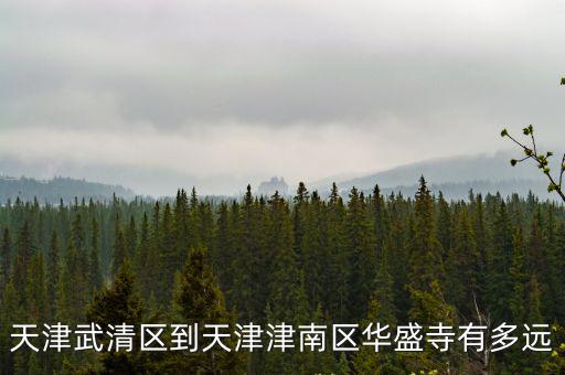 天津武清區(qū)到天津津南區(qū)華盛寺有多遠(yuǎn)