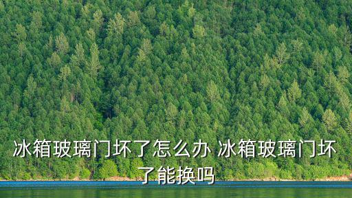 冰箱玻璃門壞了怎么辦 冰箱玻璃門壞了能換嗎