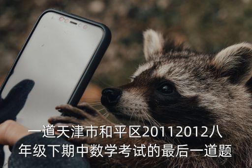 一道天津市和平區(qū)20112012八年級(jí)下期中數(shù)學(xué)考試的最后一道題