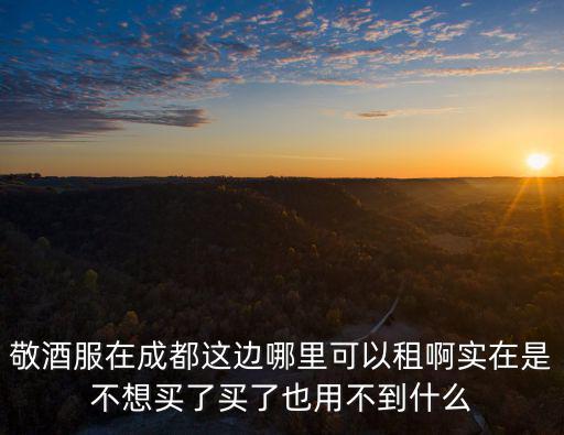 敬酒服在成都這邊哪里可以租啊實在是不想買了買了也用不到什么