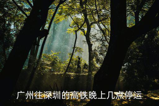 廣州到深圳最晚幾點發車，廣州火車站去深圳羅湖最晚的車是幾點