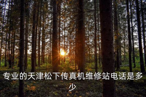 專業的天津松下傳真機維修站電話是多少