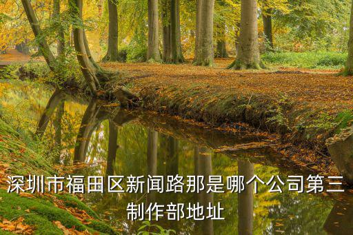 深圳寶晟傳媒有限公司，深圳市福田區新聞路那是哪個公司第三制作部地址