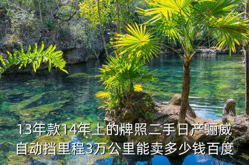 13年款14年上的牌照二手日產驪威自動擋里程3萬公里能賣多少錢百度