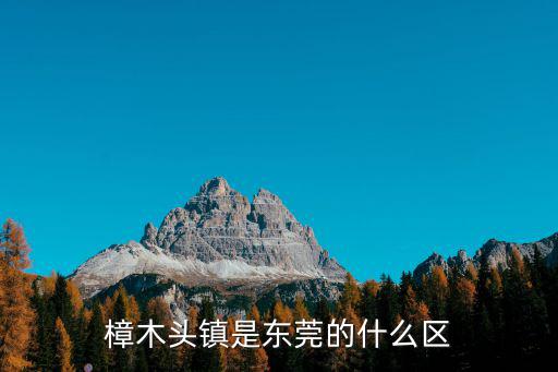 樟木頭鎮(zhèn)是東莞的什么區(qū)