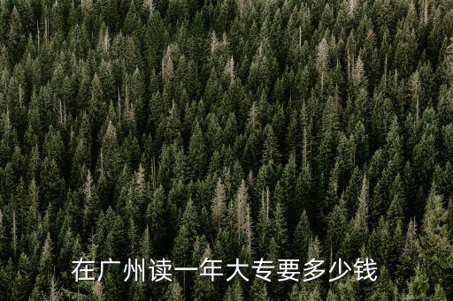 廣州大專一般多少學(xué)費(fèi)多少錢，請(qǐng)問現(xiàn)在在廣州讀一年大專要多少錢包括哪些費(fèi)用