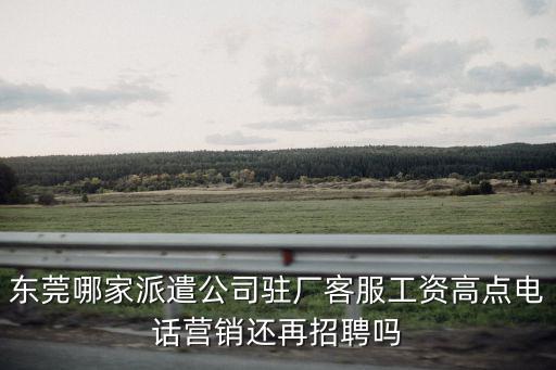 東莞哪家派遣公司駐廠客服工資高點電話營銷還再招聘嗎