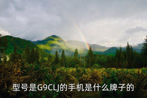 型號是G9CLJ的手機是什么牌子的