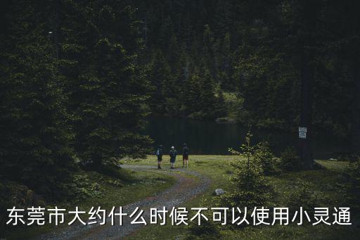 東莞市大約什么時候不可以使用小靈通