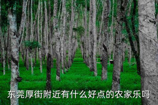 東莞厚街附近有什么好點的農(nóng)家樂嗎