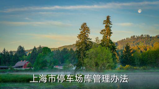 上海市停車場(chǎng)庫(kù)管理辦法