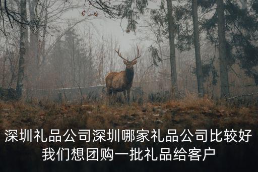深圳禮品公司深圳哪家禮品公司比較好我們想團購一批禮品給客戶
