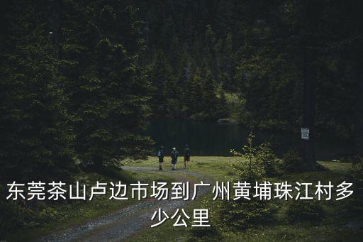 東莞茶山盧邊市場到廣州黃埔珠江村多少公里