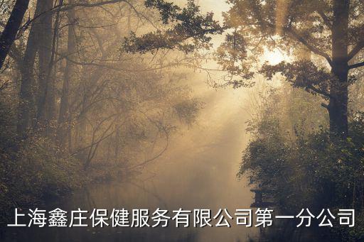 上海鑫莊保健服務(wù)有限公司第一分公司