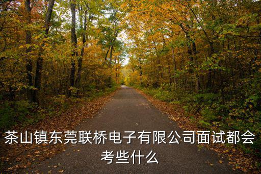 茶山鎮東莞聯橋電子有限公司面試都會考些什么