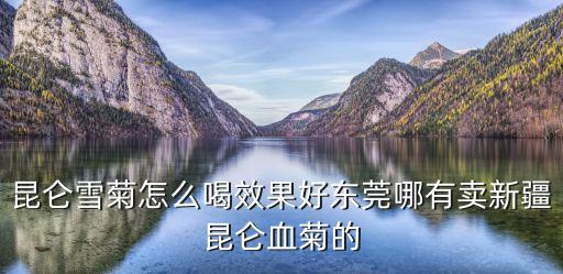 昆侖雪菊怎么喝效果好東莞哪有賣新疆昆侖血菊的