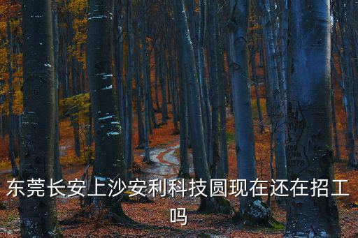 東莞長安上沙安利科技圓現在還在招工嗎