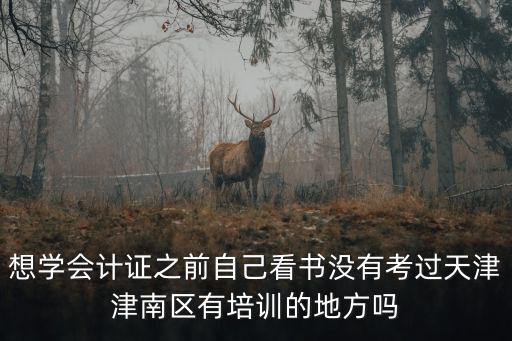 想學(xué)會計證之前自己看書沒有考過天津津南區(qū)有培訓(xùn)的地方嗎
