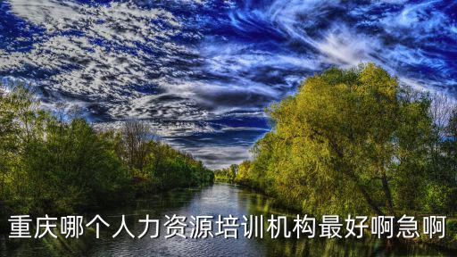 重慶哪個人力資源培訓機構最好啊急啊