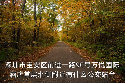 深圳市寶安區(qū)前進(jìn)一路90號萬悅國際酒店首層北側(cè)附近有什么公交站臺
