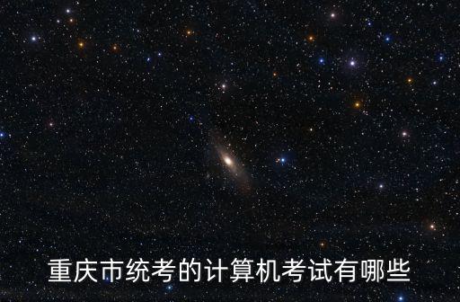 重慶市統考的計算機考試有哪些