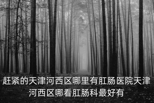 趕緊的天津河西區(qū)哪里有肛腸醫(yī)院天津河西區(qū)哪看肛腸科最好有