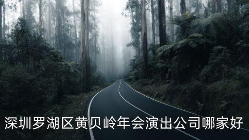 深圳羅湖區(qū)黃貝嶺年會(huì)演出公司哪家好