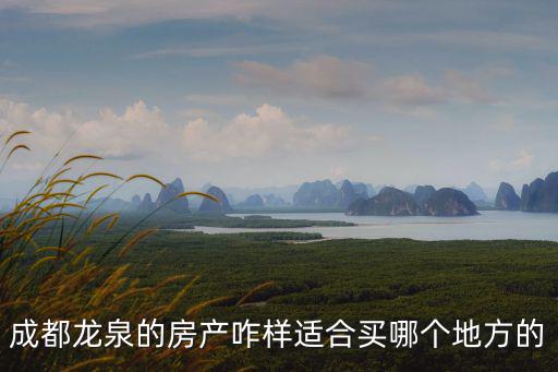 成都龍泉的房產咋樣適合買哪個地方的