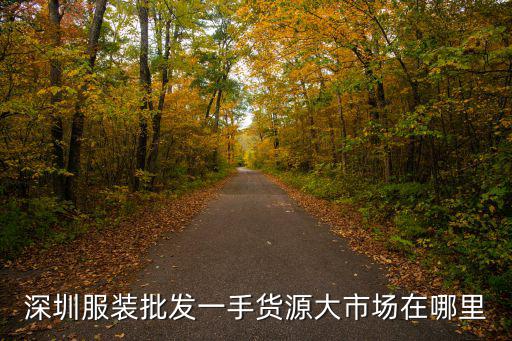 深圳服裝批發(fā)一手貨源大市場在哪里