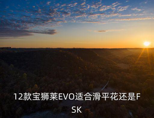 12款寶獅萊EVO適合滑平花還是FSK
